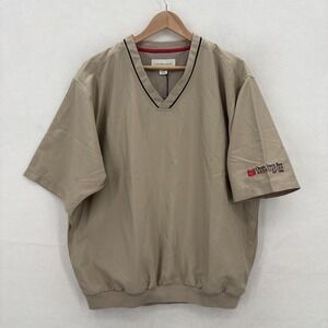 Cutter & Buck Pullover Mens Medium Short Sleeve V Neck Golf Ohio Bar Windshirt